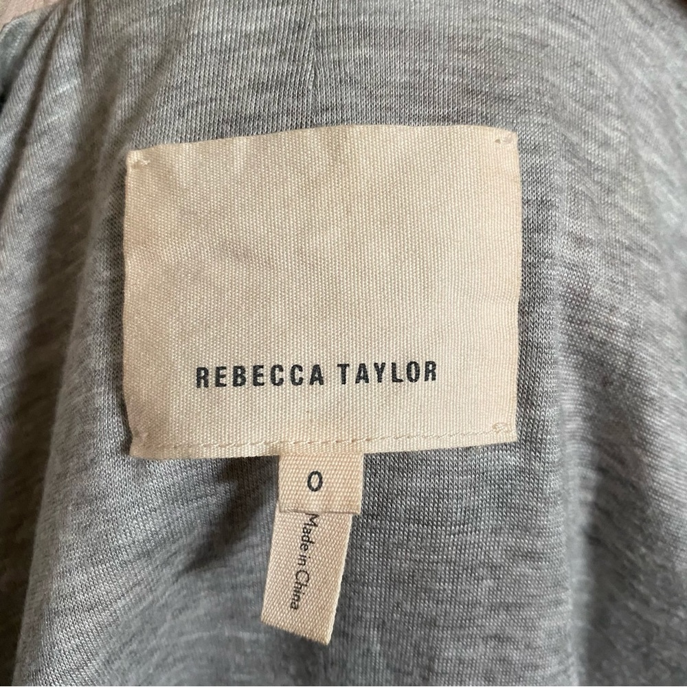 Rebecca Taylor garment washed nude pink zipper zip up moto leather jacket - Picture 12 of 15